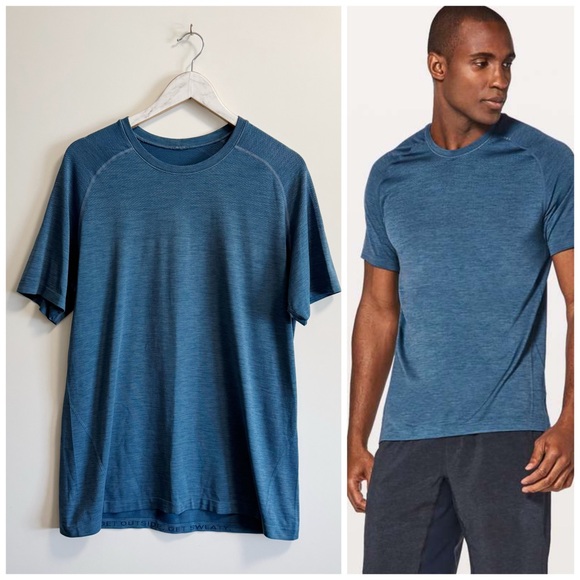 lululemon athletica Other - LULULEMON Metal Vent Tech Short Sleeve
Poseidon / Hawk Blue L Large